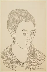 Study of a Girl with Earring