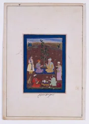 A Prince Meeting a Muslim Holy Man, Mughal Dynasty, Reign of Jahangir, c.1610