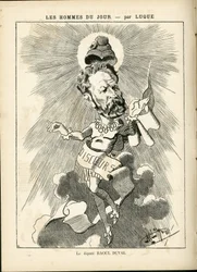 Illustration by Manuel Luque (1854-1919) in La Caricature (1880)