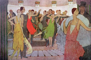 Paris by Night, a dance club in Montmartre, from 