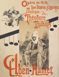 Poster for Aben Hamet, opera