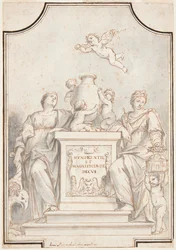 Design for a Monochrome Painting, Church of Corpus Domini, Bologna, Italy