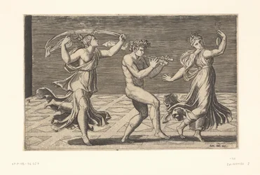 Dancing Satyr and Maenads