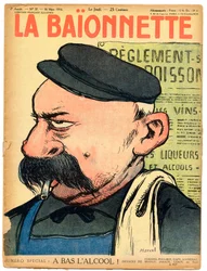 Cover of La Baionnette, Satirical in Colors
