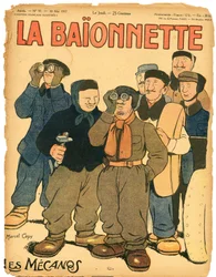 Cover of La Baionnette, Satirical in Colors