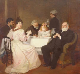 Family Reunion at the Home of Madame Adolphe Brisson, 1893