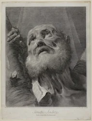 Saint Andrew, from The Holy Family and the Twelve Apostles