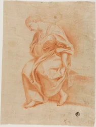Seated Woman in Profile