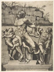 Laocoön and His Sons Being Attacked by Serpents