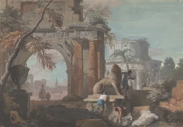 Capriccio with Roman Ruins