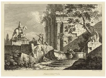 View from a Collection of Six, Engraved by Francois Vivares