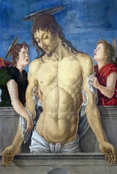 The Dead Christ, Supported by Two Angels