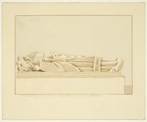 Effigy of Abbot Guilliam in Bristol Cathedral