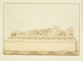 Effigy of Maurice, 7th Earl of Berkeley in Bristol Cathedral