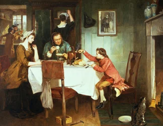 The Young James Watt Playing with Steam