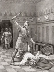 The Assassination of Tukulti-Ninurta I in His Besieged City Kar-Tukulti-Ninurta, from Hutchinson