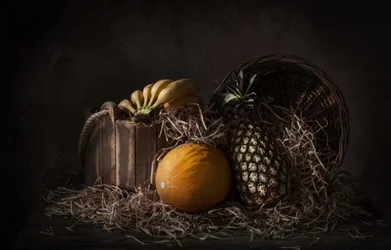 Dark Tropical Still Life