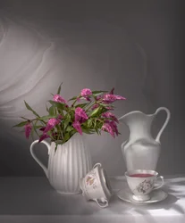 Elegant Tea Time Flowers