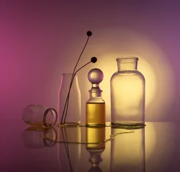 Luminous Glass Bottles
