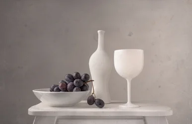 Minimalist Grapes And Wine