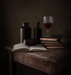 Old World Study Table