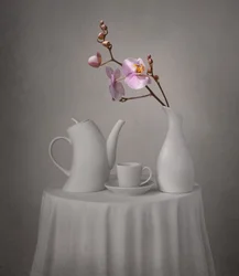 Pink Orchid Tea Time