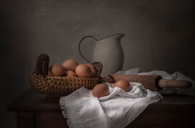 Rustic Baking Still Life
