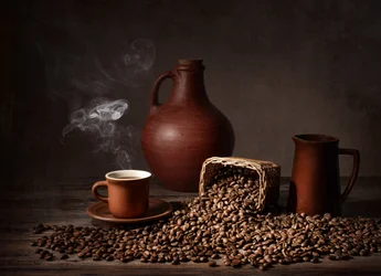 Rustic Coffee Still Life