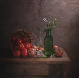 Rustic Kitchen Ingredients