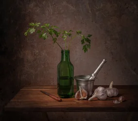 Rustic Kitchen Ingredients