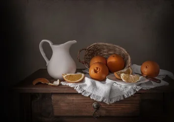 Rustic Orange Still Life