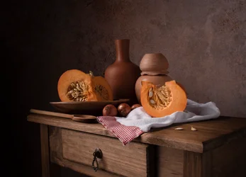 Rustic Pumpkin Still Life