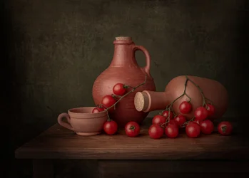 Rustic Tomato Still Life