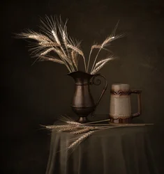 Rustic Wheat Still Life