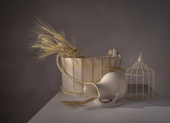 Rustic Wheat Still Life