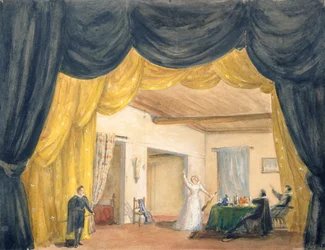 Stage Design for Aleksandr Sergeyvich Dargomyzhsky