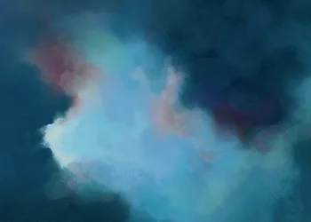 Abstract Blue Haze