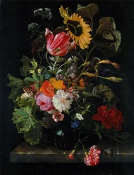 Bouquet of Flowers in a Vase