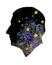 King Charles III, Coronation Floral Portrait, 2023
