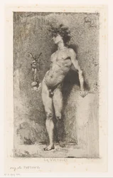 Naked Man with Nike