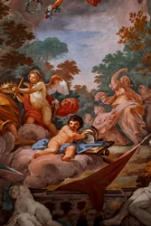 Romulus is Welcomed in Olympus by Jupiter (detail)