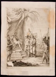 Jugurtha Bound and Handed Over to Silanus, Who Takes Him to Marius