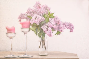 Lilac and Pink Candles