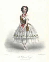 French ballet dancer Emma Livry in Felicien David