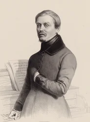 Portrait of the organist and composer Hippolyte Monpou