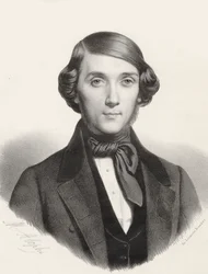 Portrait of the Pianist and Composer Jean-Henri Ravina, ca. 1845