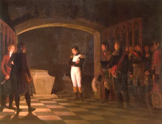 Napoleon Meditating Before the Tomb of Frederick II of Prussia, Potsdam, 25th October 1806