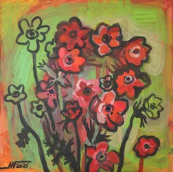 Vibrant Whimsical Flowers