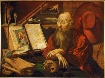Saint Jerome, Meditating