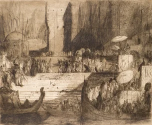 Funeral Ceremony at the Ganges